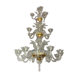 Chandelier Venetian Murano glass