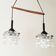 Scandinavian hanging lamp 1960