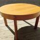 Table and six chairs in elm. Vintage