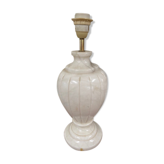 Alabaster lamp foot