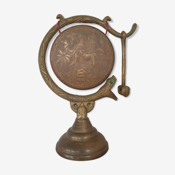 Decorative copper gong vintage snake