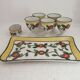 Set of vintage coquetiers in Limoges porcelain