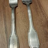 Silver-plated fish cutlery Orbille