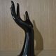 Hand black ring soliflore