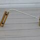 Lampe applique tuyau rotule vintage 1950 laiton
