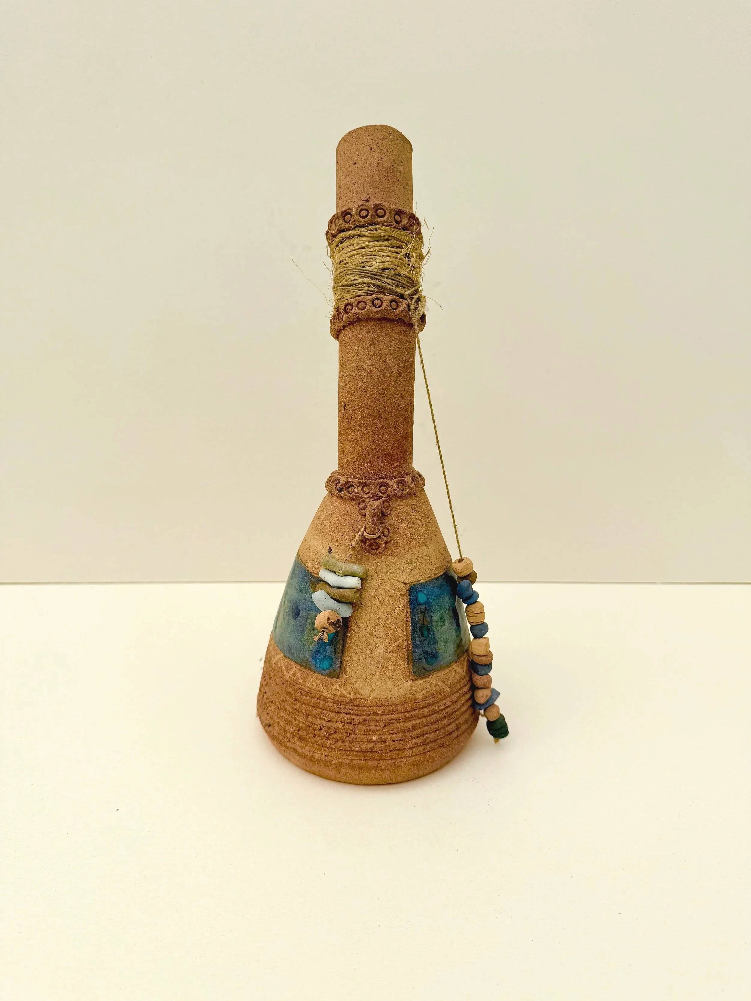 Signed ceramic vase