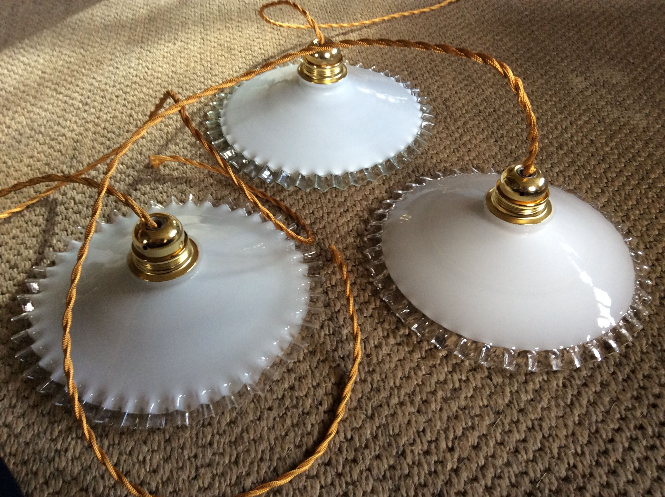 Trio of opaline suspensions