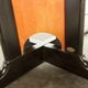 Table and 6 armchairs Baumann Diese, design Pagnon Pelhaître, Wenge color and red,