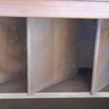 Rustic coffee table with sliding top L130 cm
