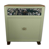 Vintage folding bed cabinet