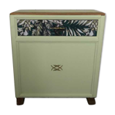 Vintage folding bed cabinet