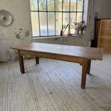 Country farmhouse table in solid beech and oak 2.5m XL