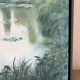 Huile sur toile "Lac aux nénuphars" signée