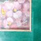 Vintage oil painting signed, robin, distressed frame.