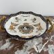 Antique, flat, bowler cup, centerpiece, Gien earthenware, nineteenth century, Renaissance décor