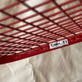 Red folding chairs Talin Italy, 1980