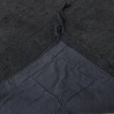 6x7 Charcoal Handwoven Anatolian Kilim Rug, 172x218 Cm