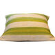 Coussin crème vert