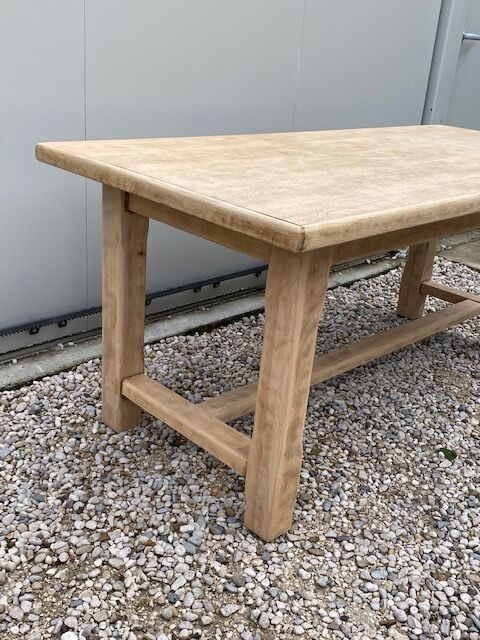 Stripped farmhouse table 180 cm
