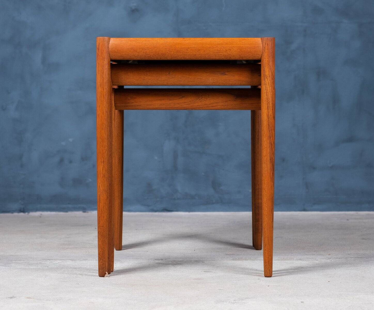 Tables Gigognes en Teck, Danemark, 1960s, Set de 3