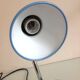 Blue metal desk lamp / vintage 70s-80s