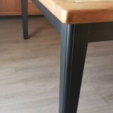 Solid oak farm table