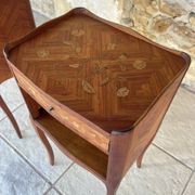 Paire de chevets , Style Louis XV en Palissandre