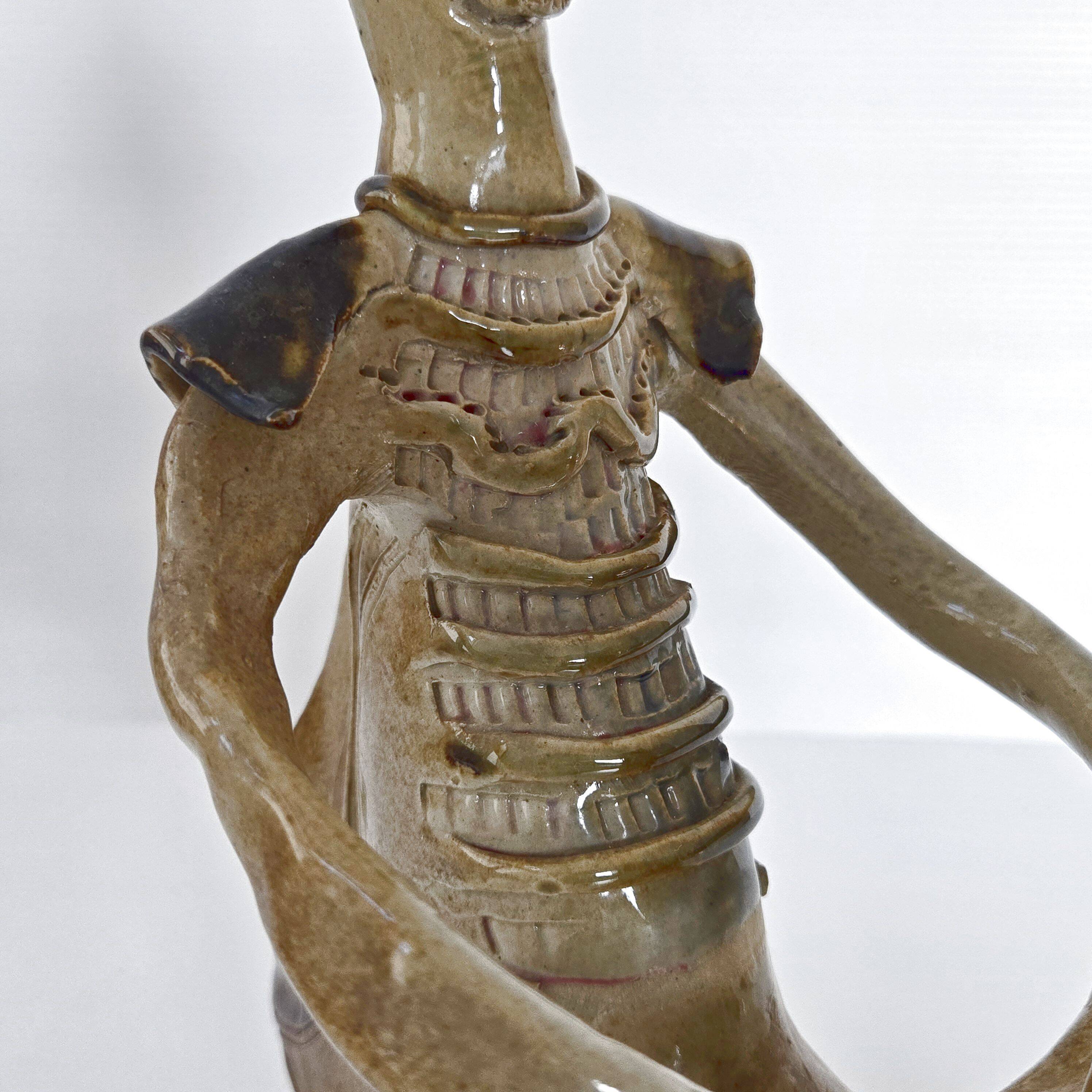 Vintage sandstone rider, 1970