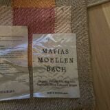 Jute rug with pink and orange patterns Matias Moellenbach