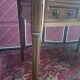 Louis XVI style desk, leather top, 3 drawers and writing tablets