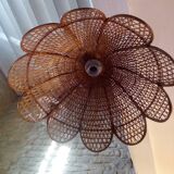 Relux Italy wicker flower pendant light