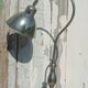 Chrome metal design table lamp – swan neck style