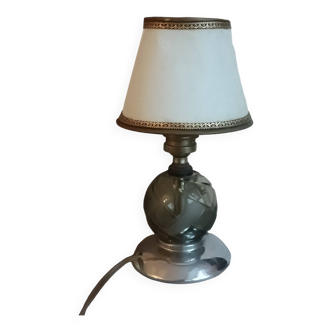 Small crystal lamp, art deco