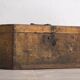 Small antique chest with a metal frame (c.1900) #3