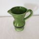 Green ceramic pitcher signed Longchamp - height 18.5cm