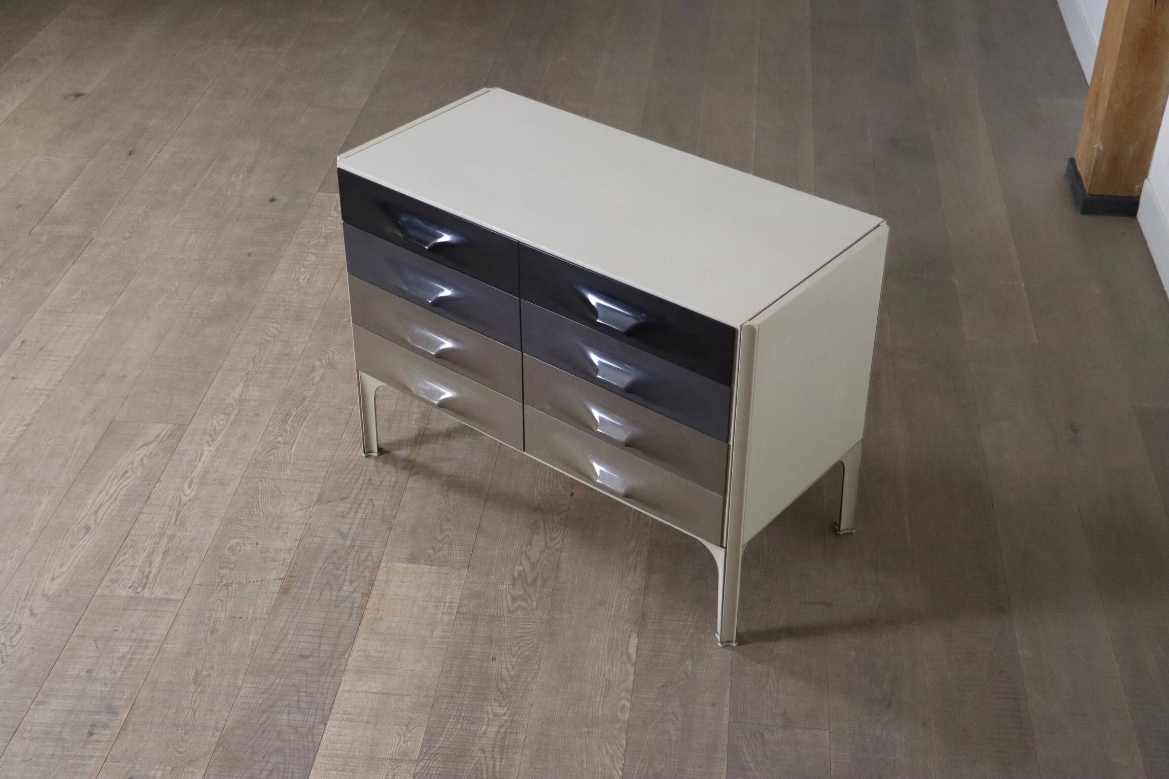 Commode Crédence Raymond Loewy DF 2000 Pour Doubinsky Frères, 1968