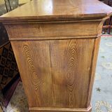 Louis Philippe period dresser in walnut ronce and solid ash