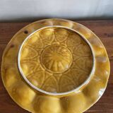 Plat à huîtres faïence Sarreguemines