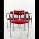 Set 4 mid century dining chairs