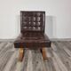 Fauteuil en cuir simple par Ludvik Volak