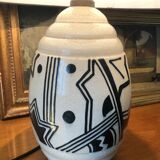 Lampe en céramique art deco