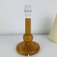 Lampe pin massif années 80, style chalet