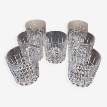 Vintage 70s crystal whiskey glasses