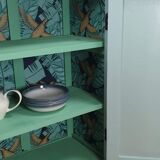 Blue parisian buffet