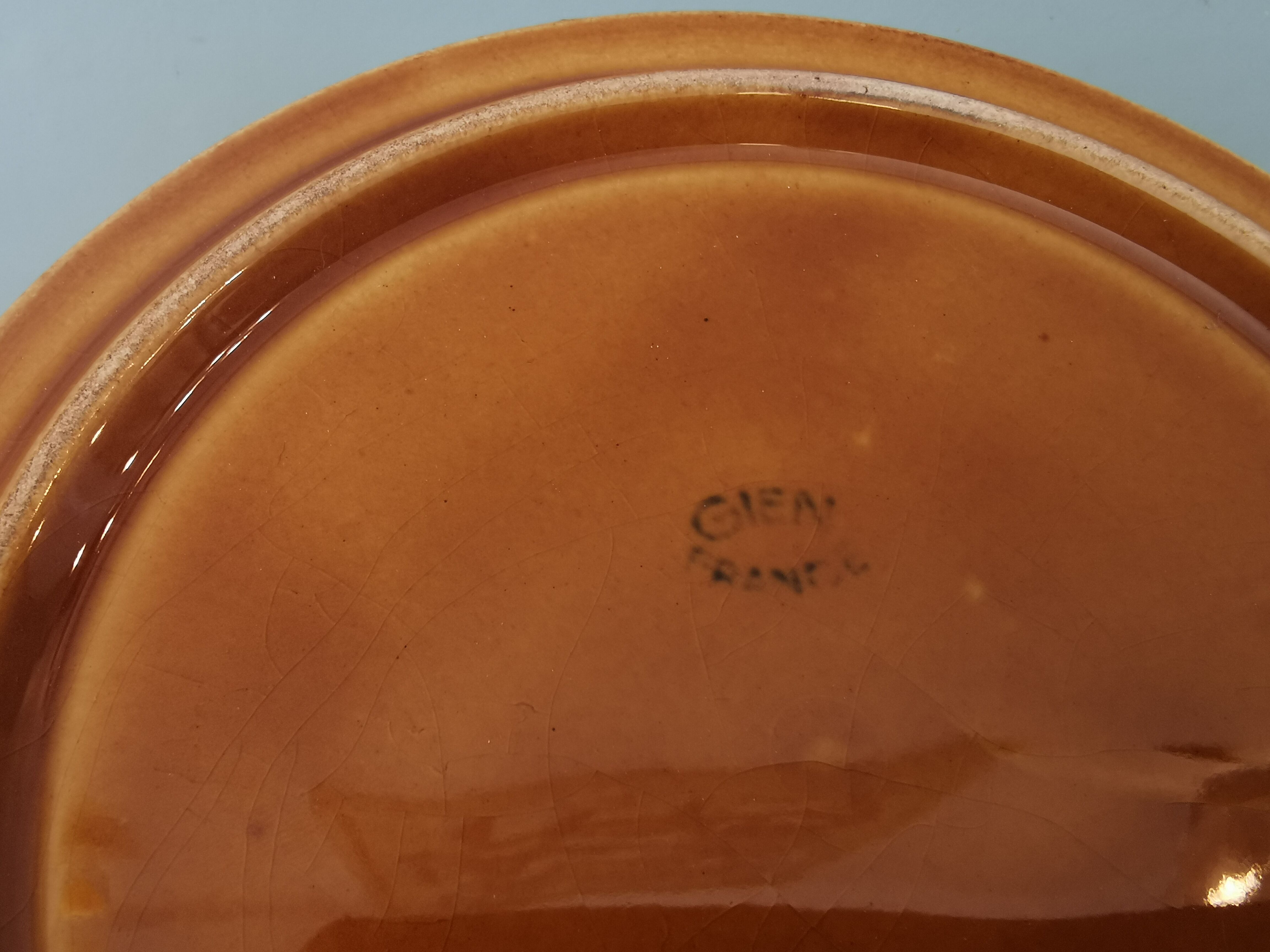 Vintage service of the faience factory of Gien, France 70s