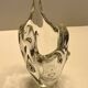 Vintage crystal vase sculpture – signed R. Schneider 1959