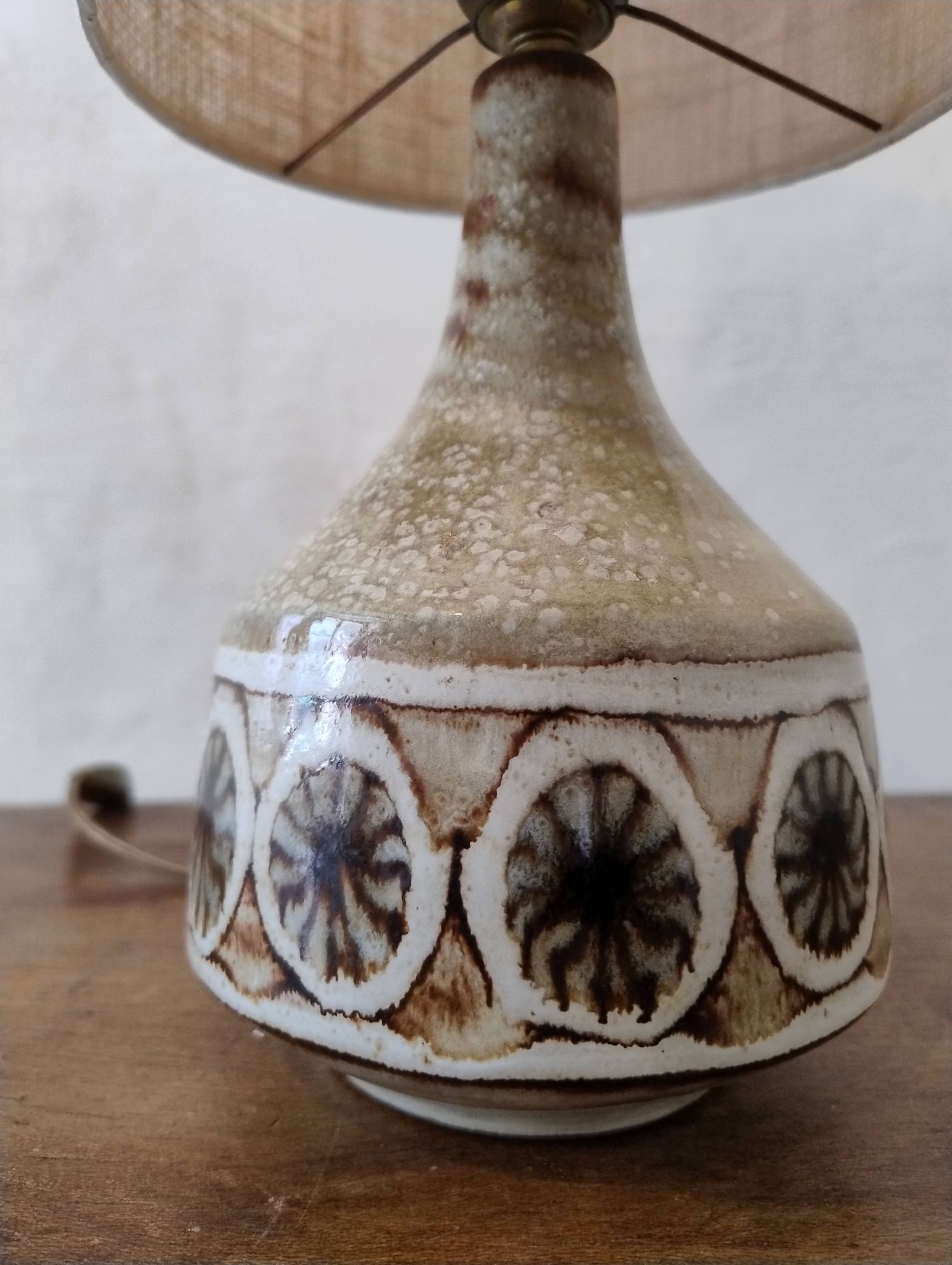 Ceramic lamp by Jean-Claude Malarmey