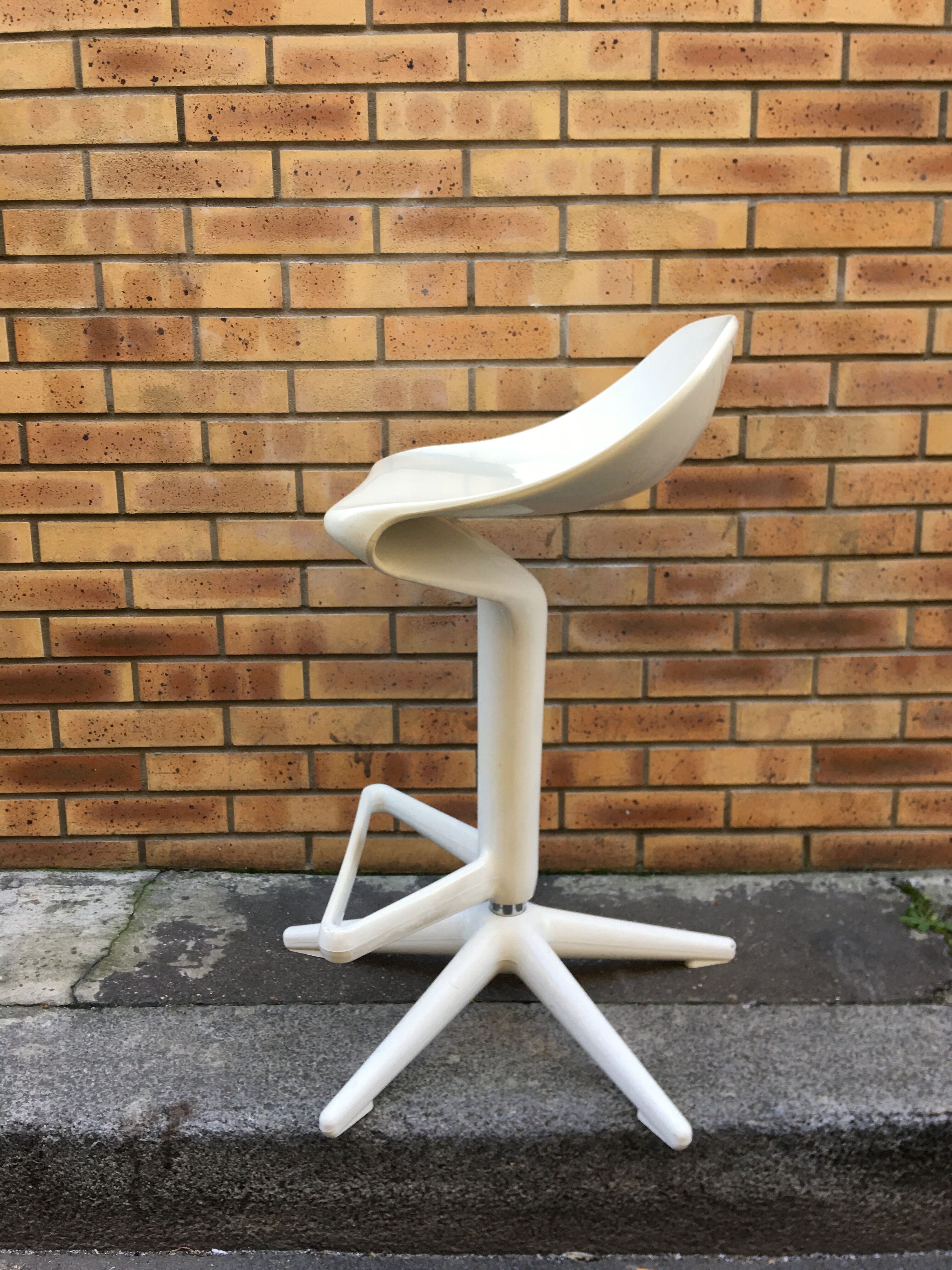 Antonio Citterio's spoon swivel stool for Kartell