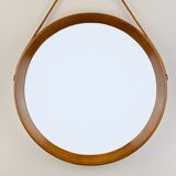 Mid-century wall mirror in teak, Italy, 1960s
