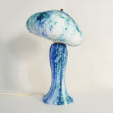 Glass paste mushroom lamp, swivel head, years 60